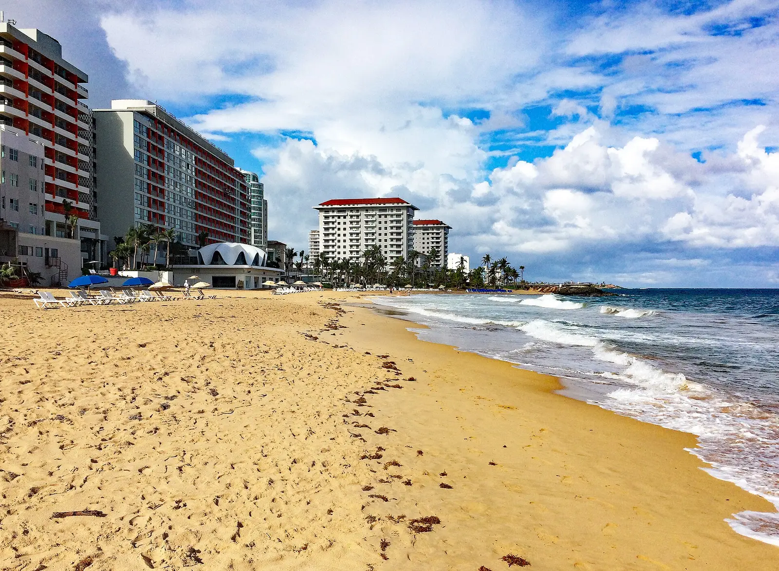 Condado Beach and oceanfront hotels in San Juan, Puerto Rico