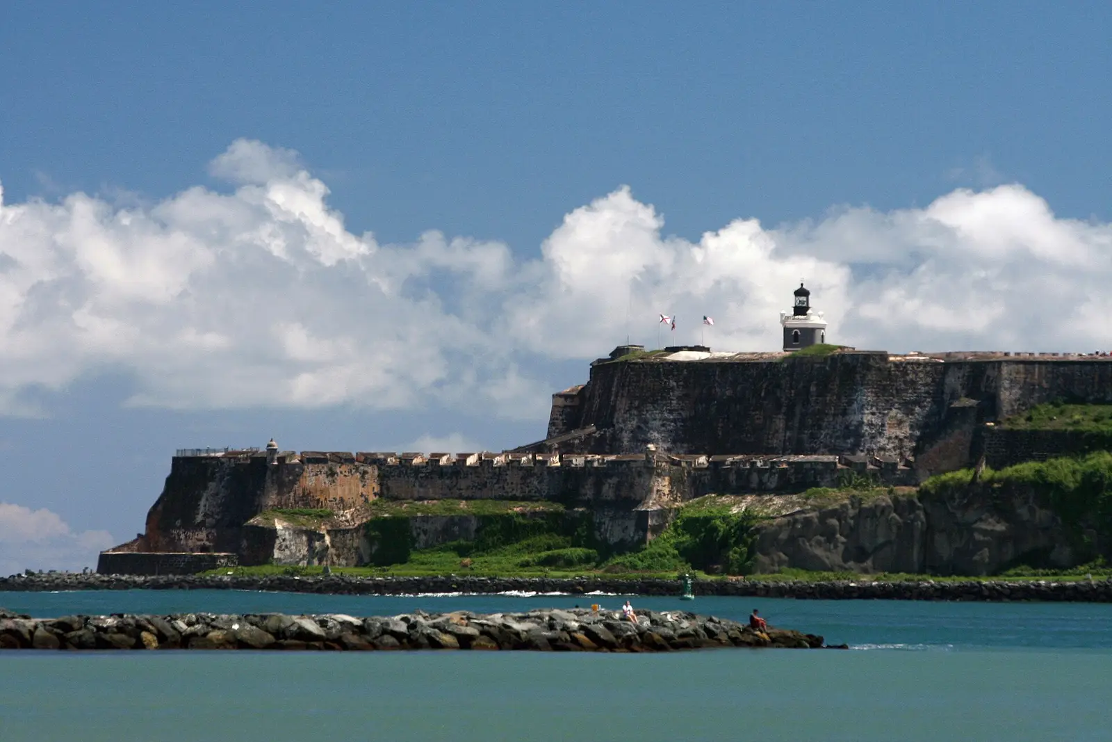 Castillo San Felipe del Morro above San Juan Bay