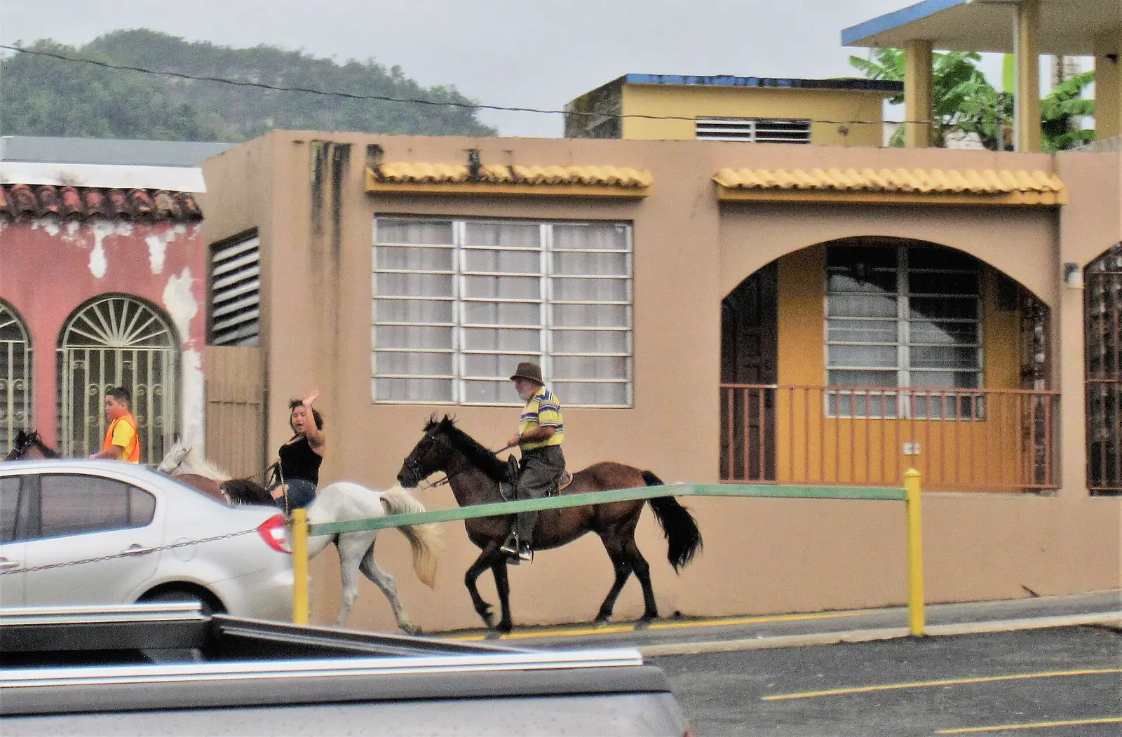 Horseback riders in Ciales, Puerto Rico