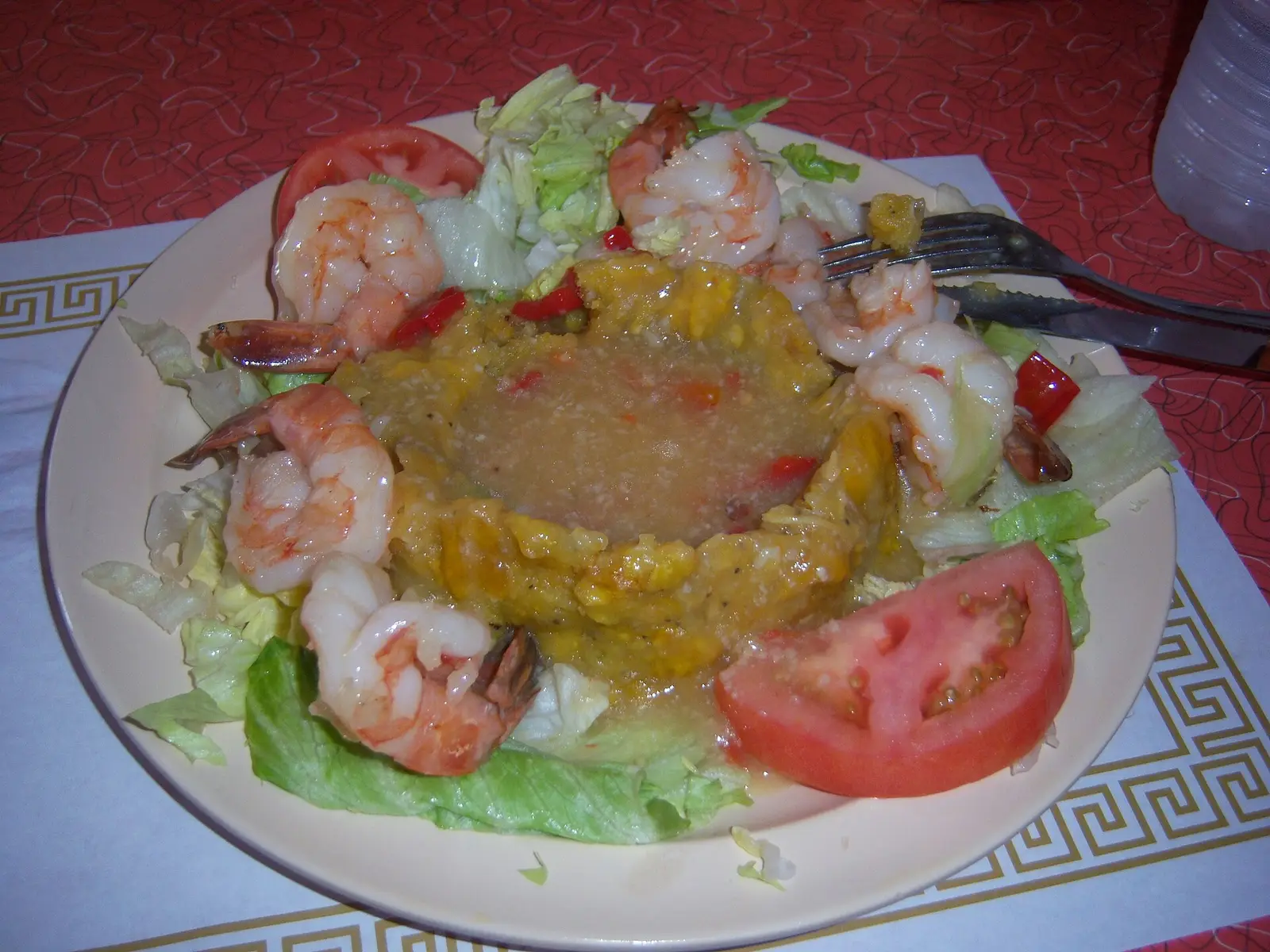 Mofongo served at a bar and restaurant in San Juan, Puerto Rico